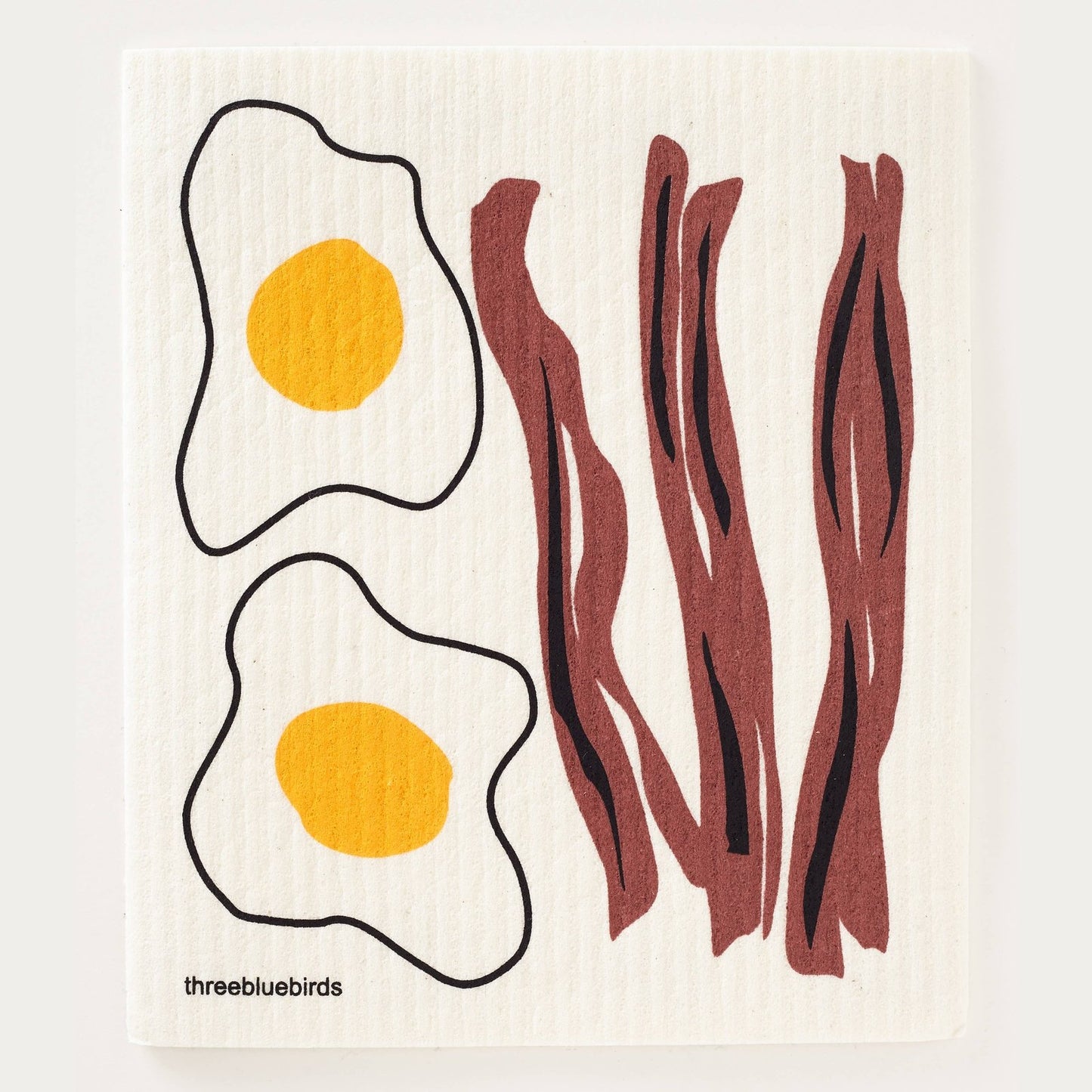 Bacon and Eggs Swedish Dishcloth