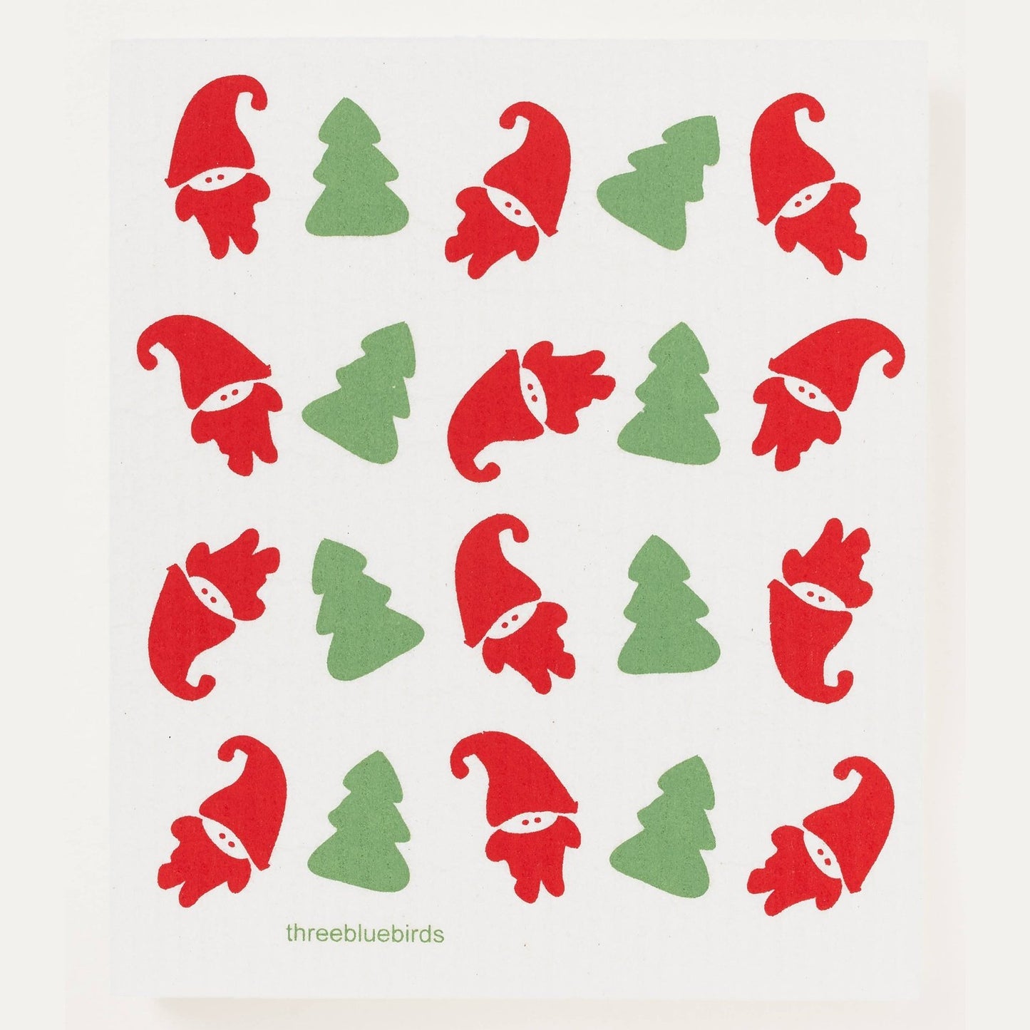 Tomte Elves Swedish Dishcloth
