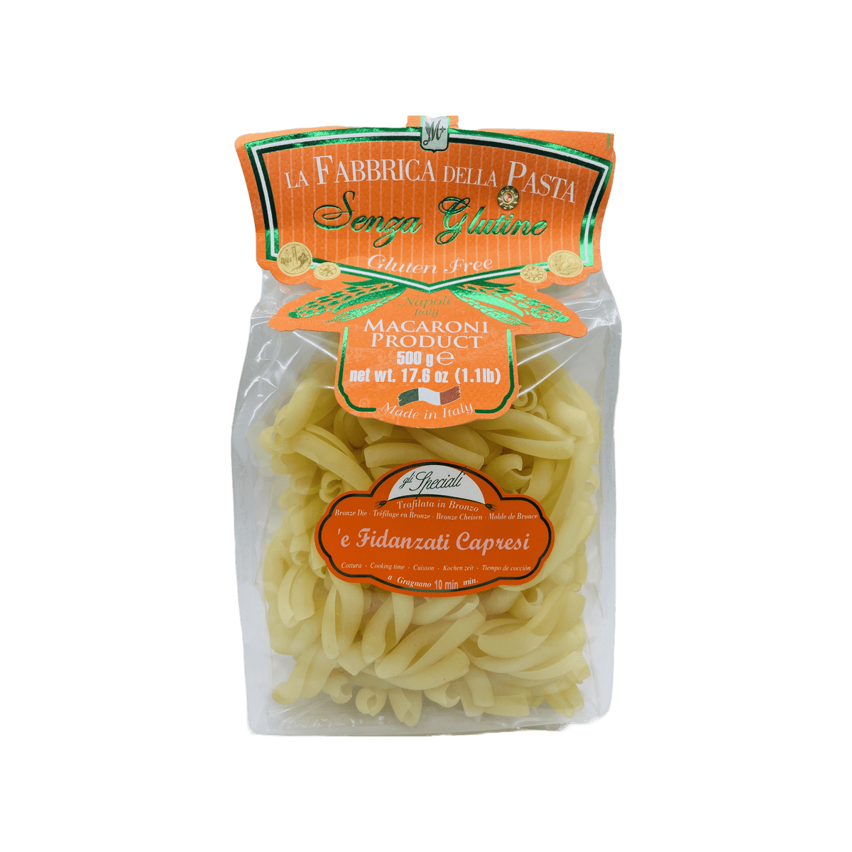 Gluten Free Fidanzati Capresi by La Fabbrica della Pasta