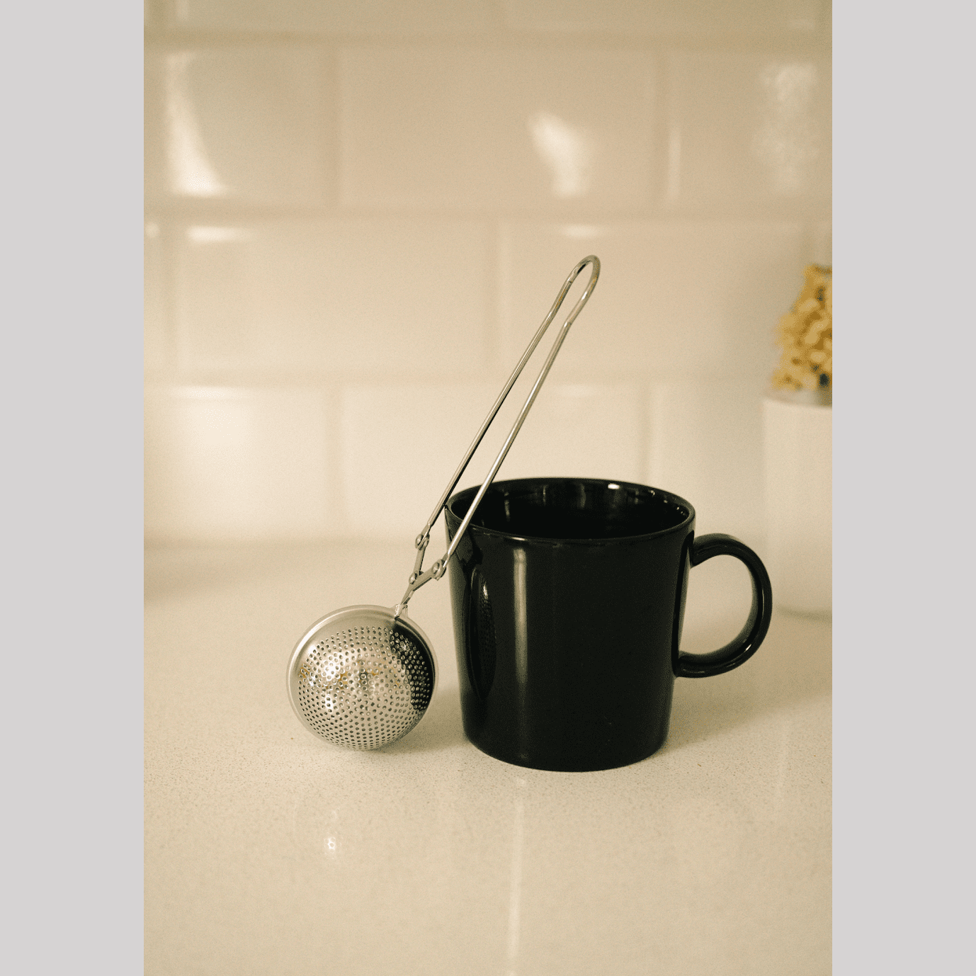 Stainless Steel Tea Strainer | Infuser | Silver