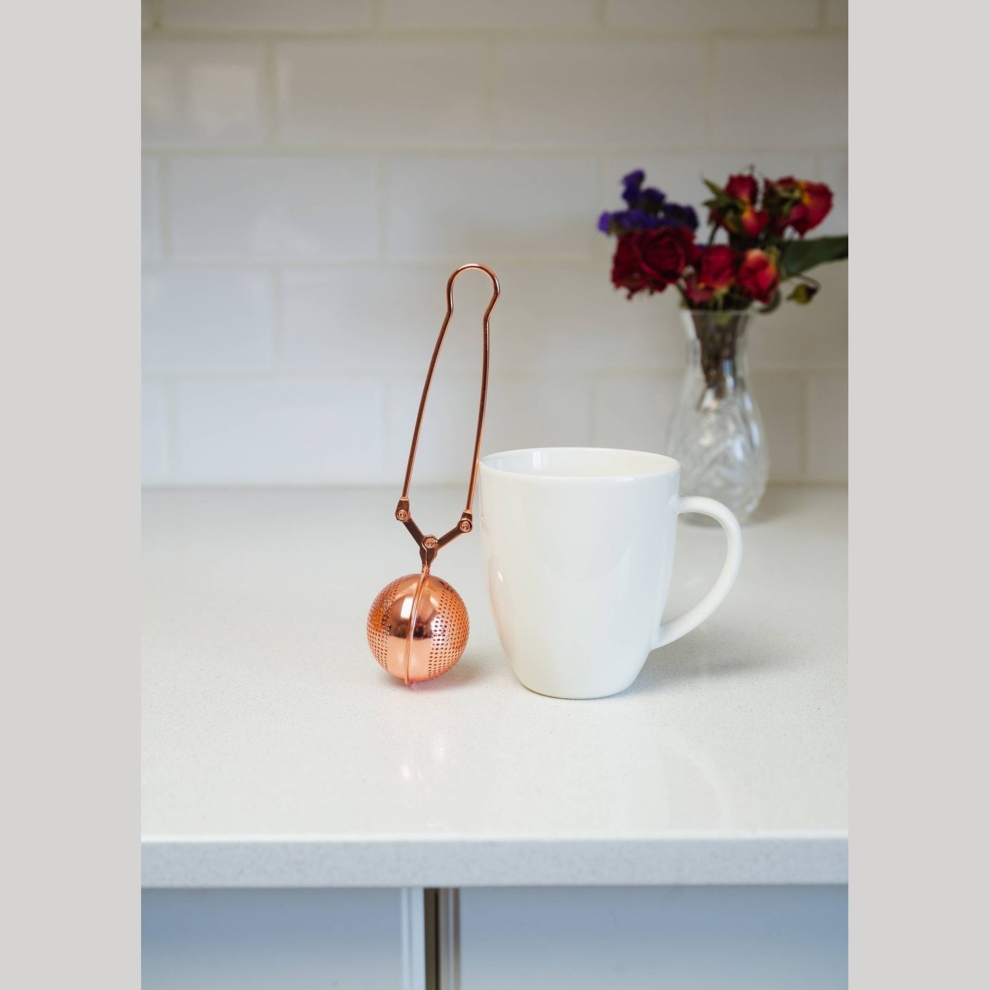 Stainless Steel Tea Strainer | Infuser | Rose Gold
