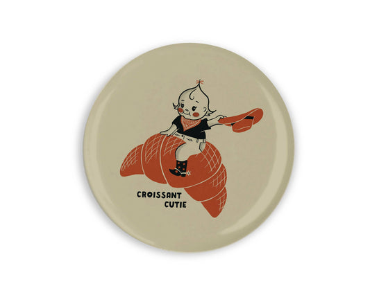 Croissant Cutie Cartoon Illustrated Magnet
