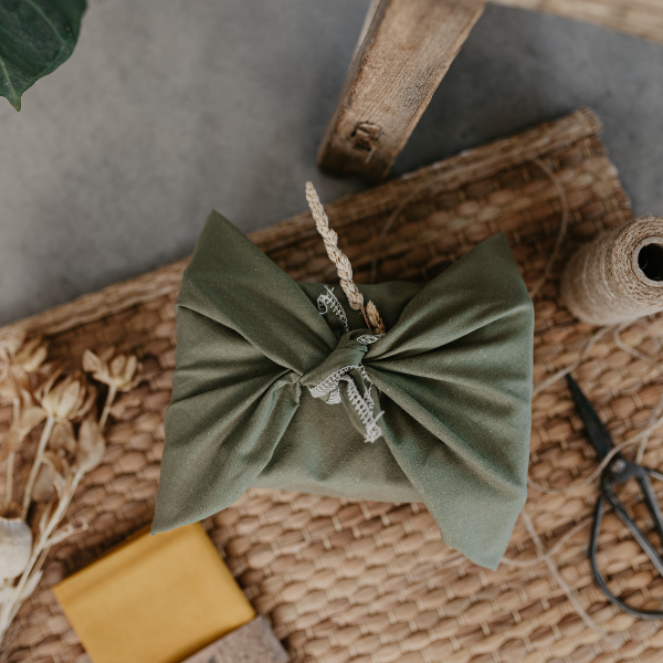 Furoshiki | Cotton Wrapping | Eco-friendly Gift Wrapping: Mustard