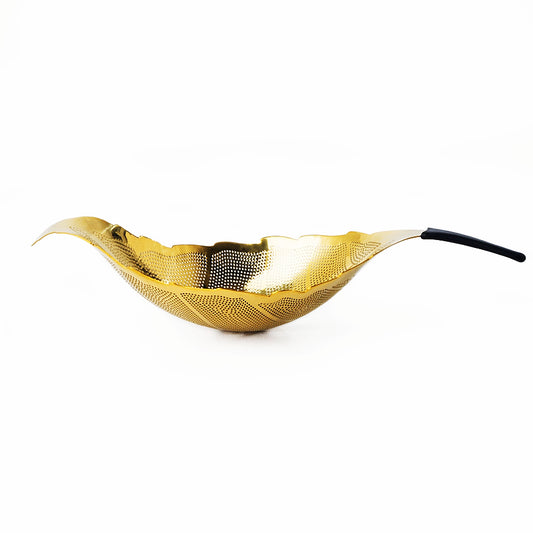 Leaf Shaped Tea Strainer Loose Leaf Tea Infuser Gold