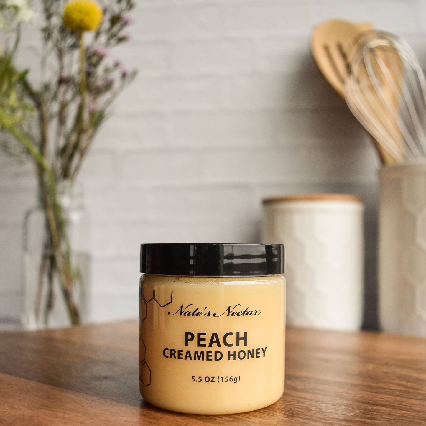 Peach Creamed Honey