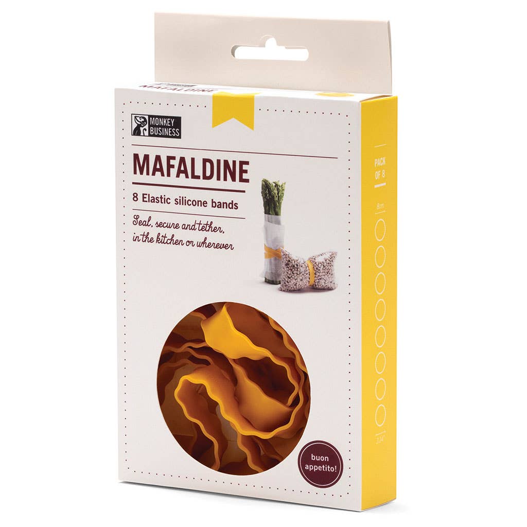 Mafaldine | Pasta Shaped Elastic Bands