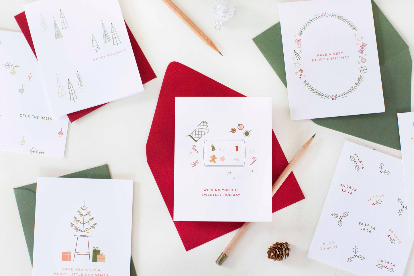 Too Many Decorations | Holiday Greeting Card