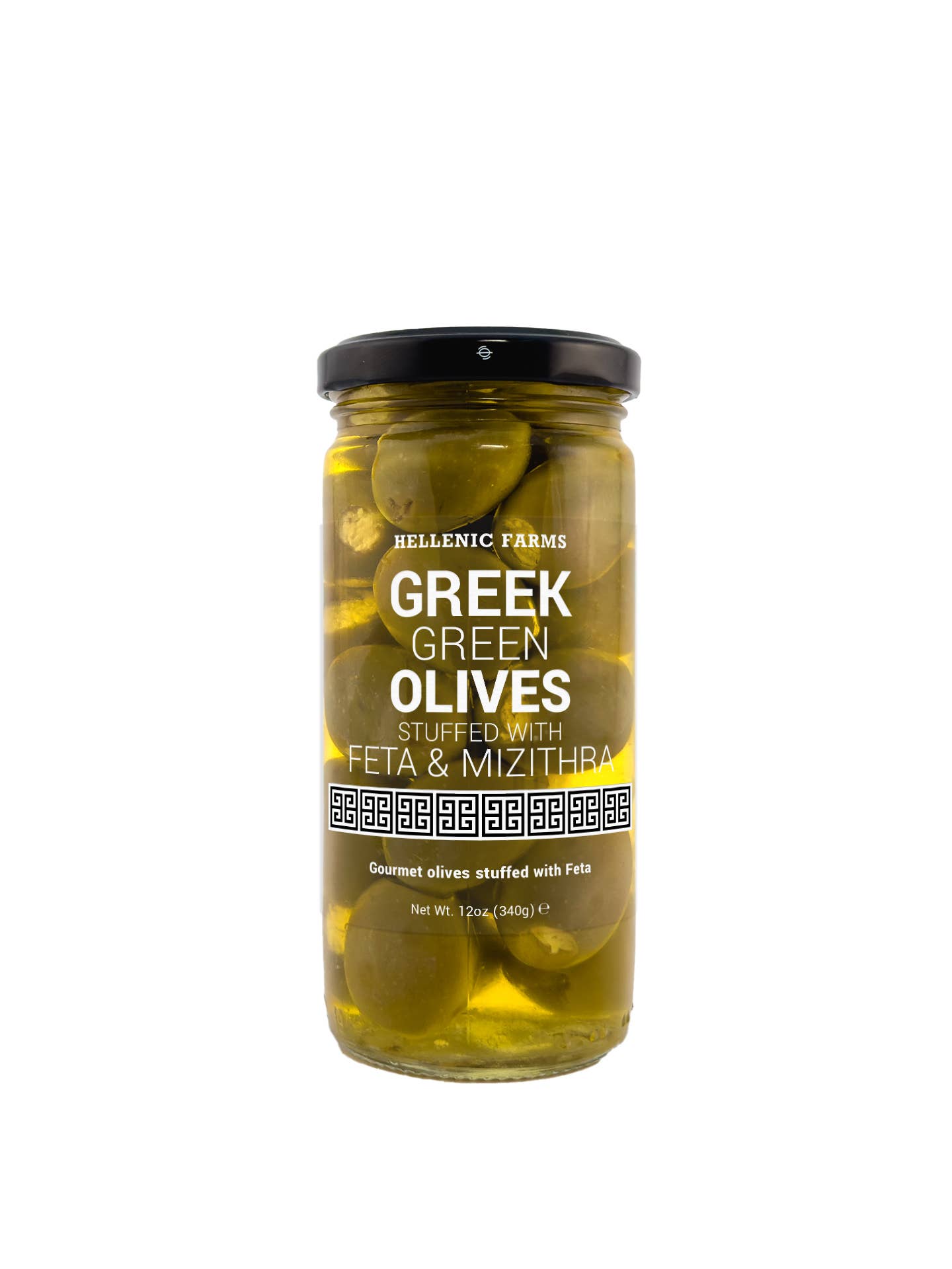 Greek Green Olives Stuffed with Feta & Mizithra