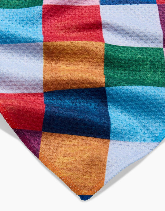 Holiday Harlequin Bar Towel