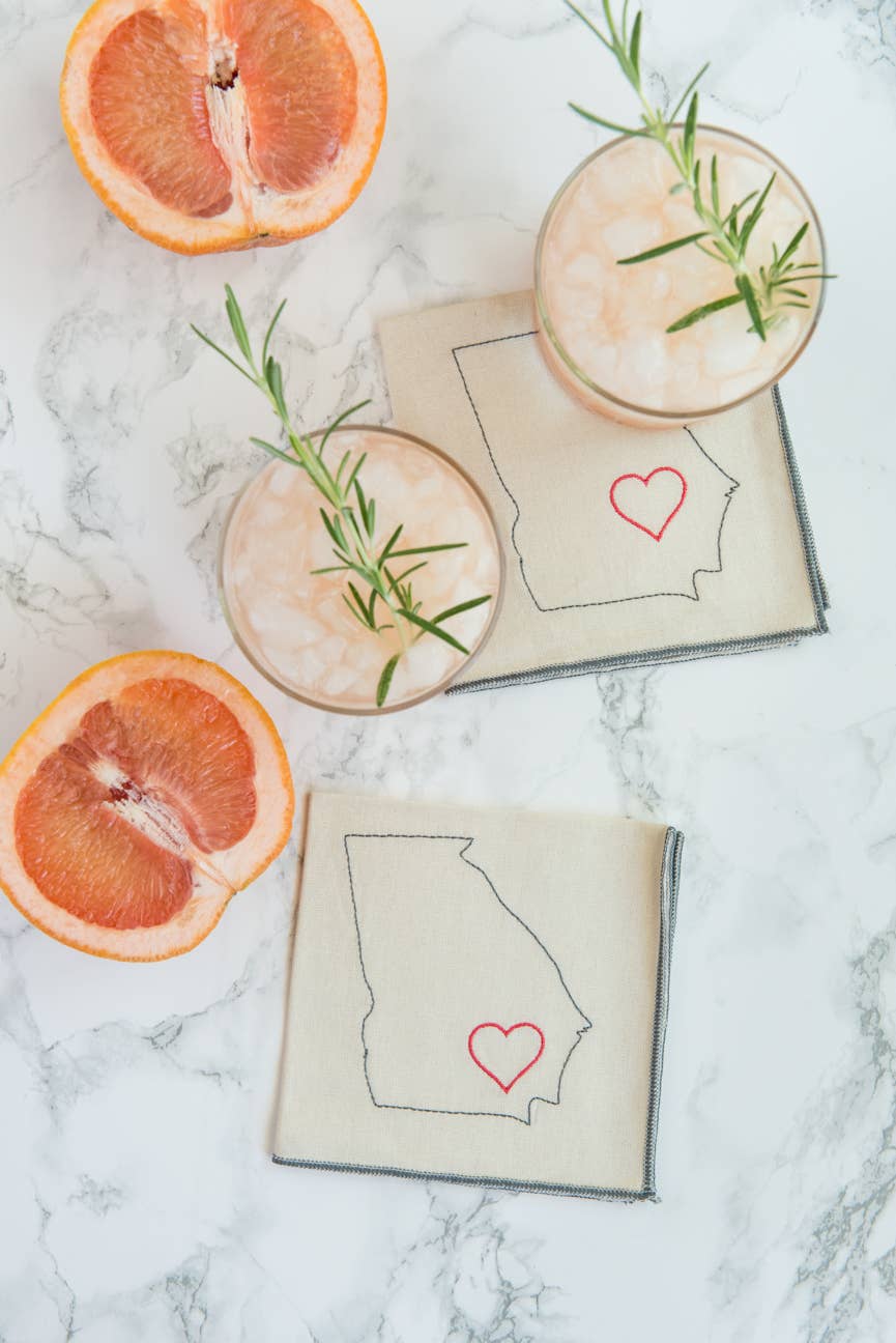 Wooster, Ohio Cocktail Napkins - Set of 4