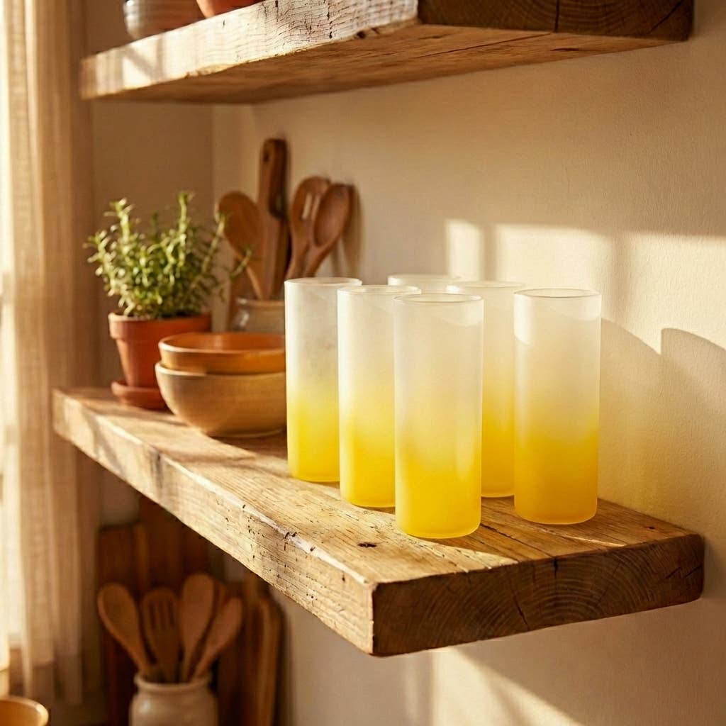 Colored Glass Kitchen Cup | LIMITED STOCK