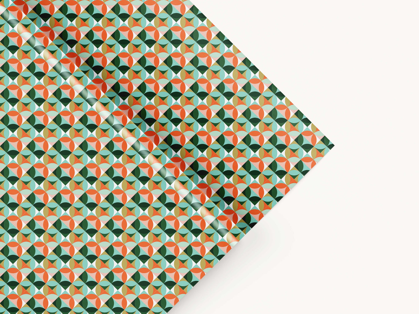 Colorful Geometric  | Holiday Gift Wrapping Paper Sheets