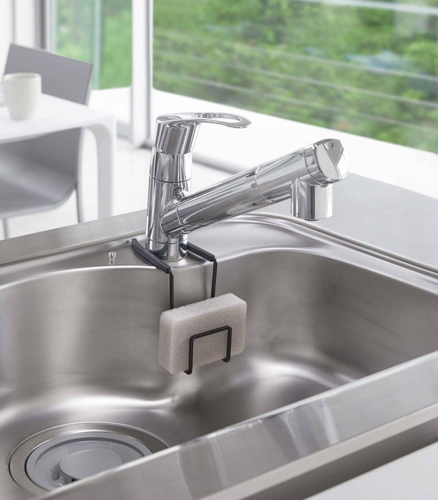 Tower Faucet-Hanging Sponge Holder - Steel - Single