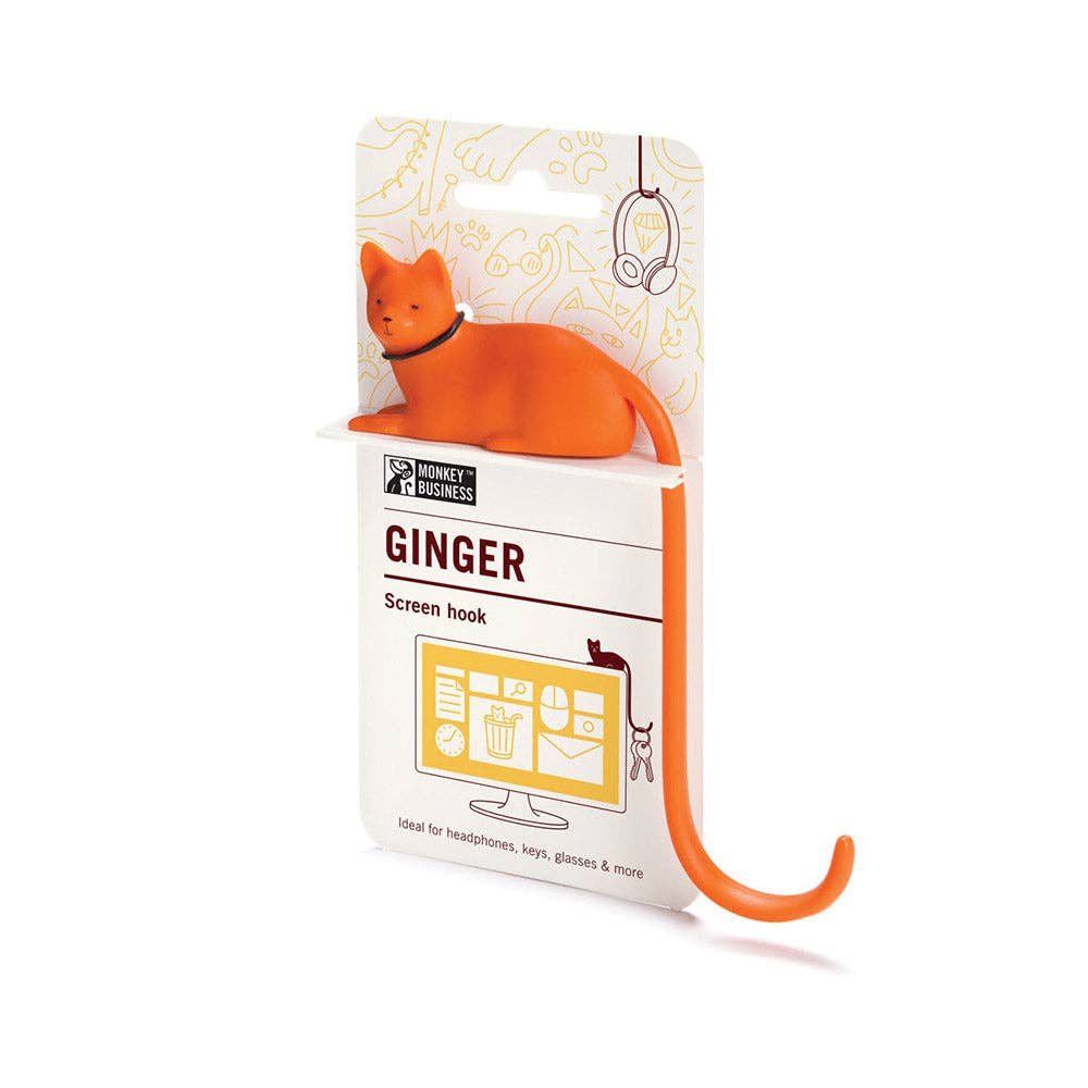 Cat Tail Hook For Computer Accessories | Ginger