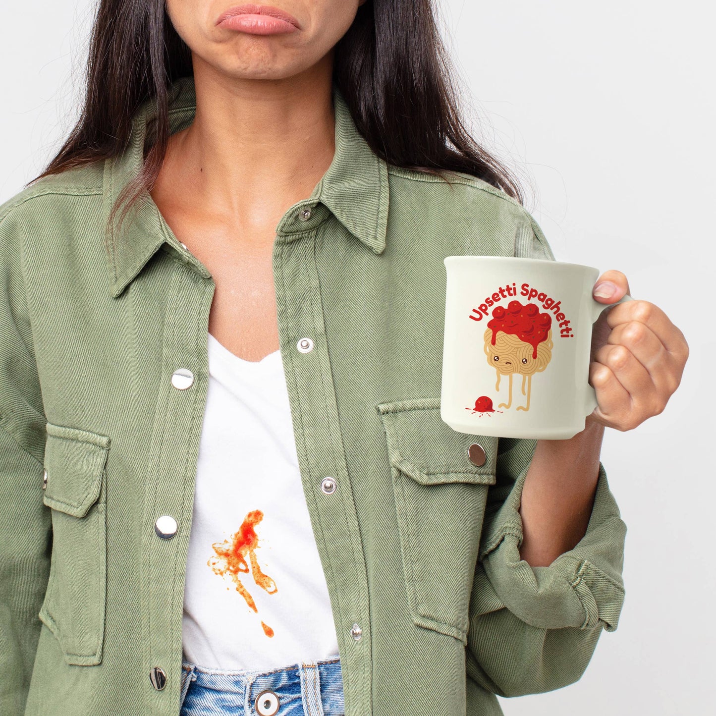 Say Anything Mug - Upsetti Spaghetti