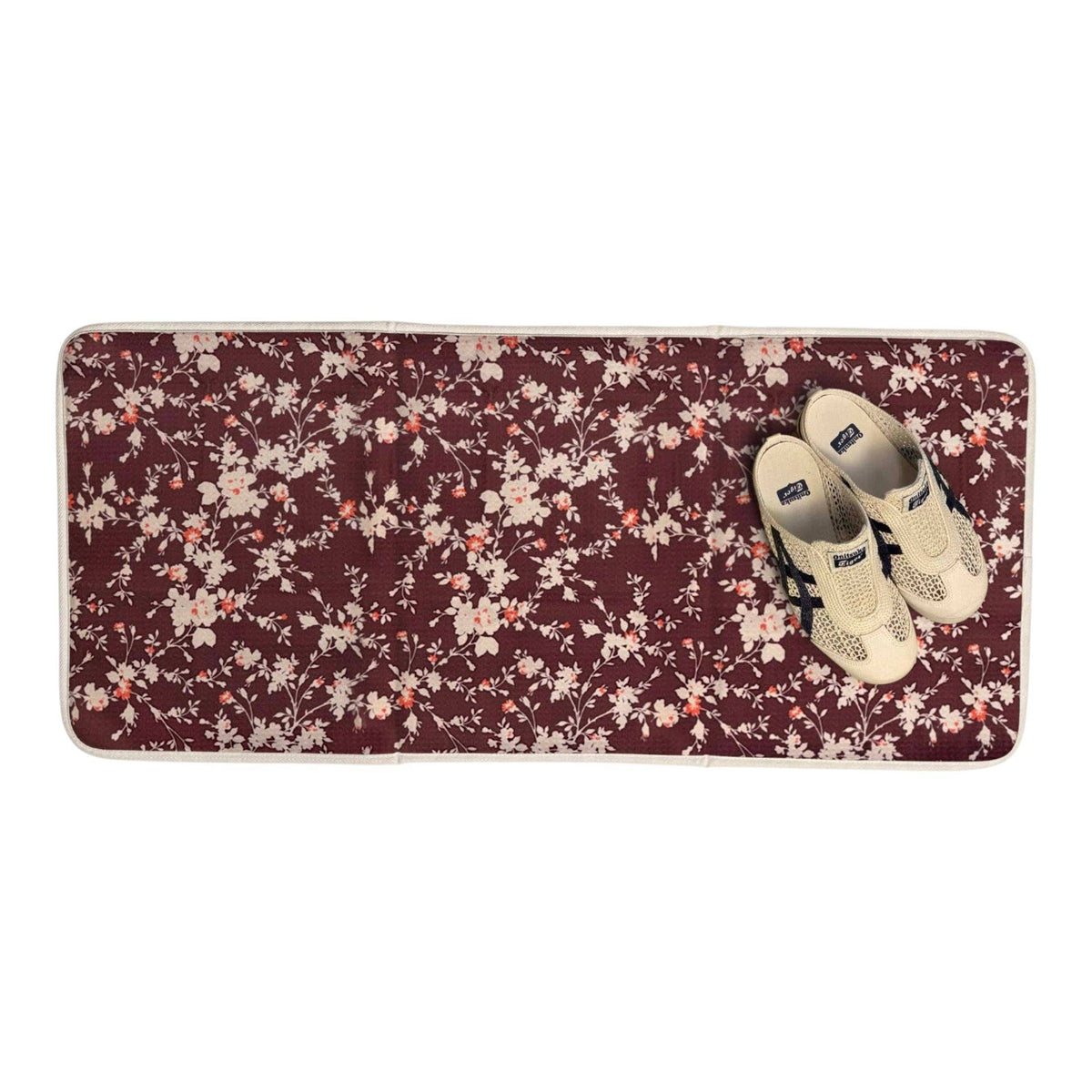 Boot Drying Mat - Pressed Petals - Burgundy