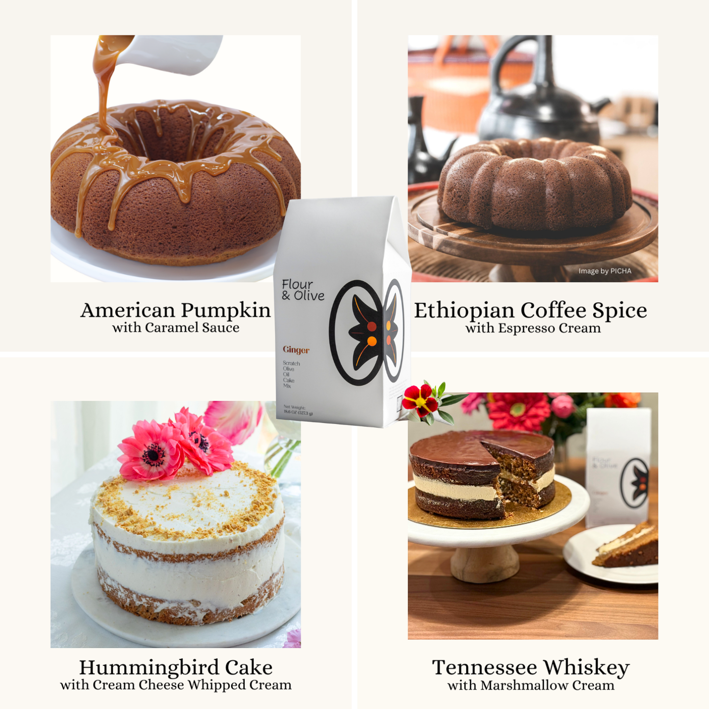 Ginger Olive Oil Cake Mix (sofi-Gold Finalist)