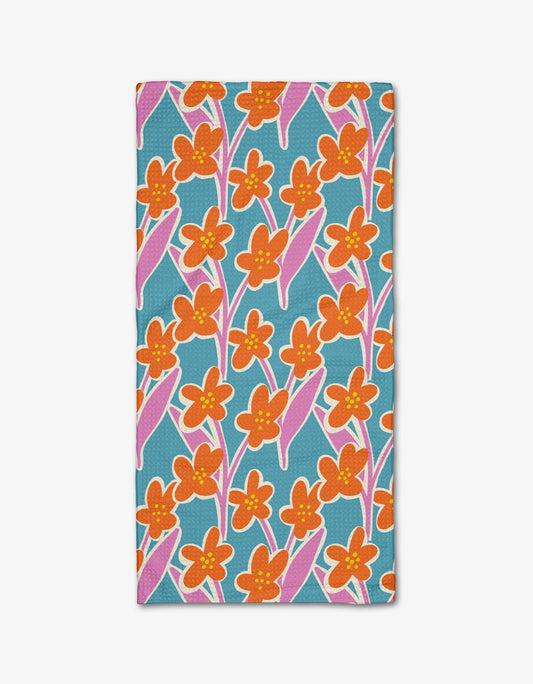 Fancy Flowers Bar Towel