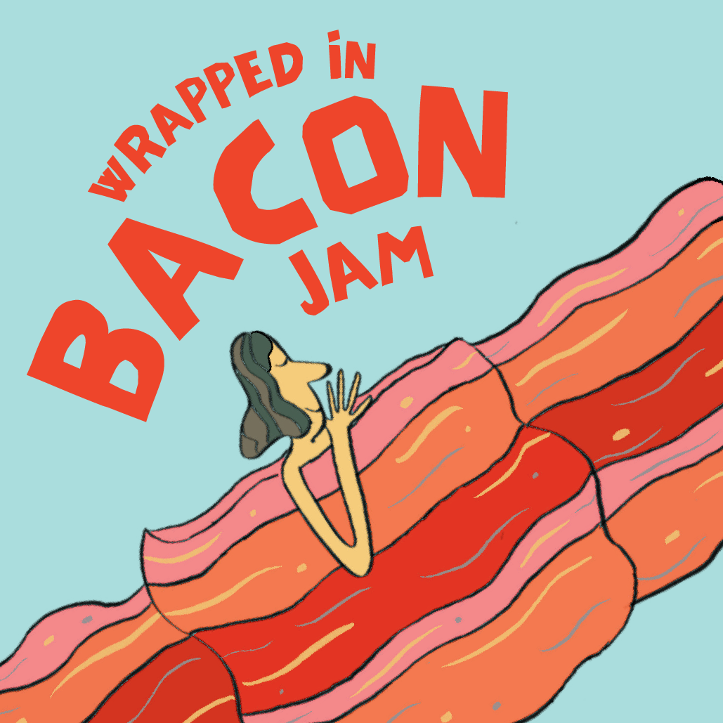 Wrapped in Bacon Jam 8.00 oz - 14% Bacon - Sweet and Savory