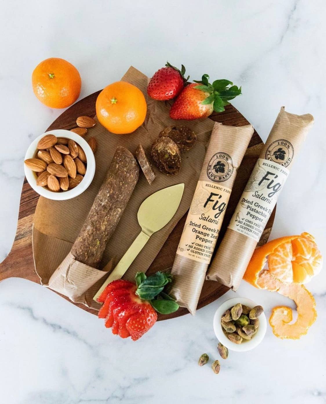 Fig Salami with Orange Zest