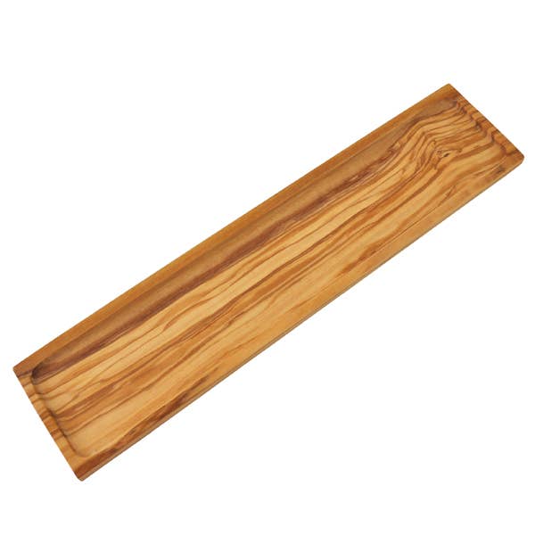 Olive Wood Baguette Board / Cracker Tray 17.5” x 4”