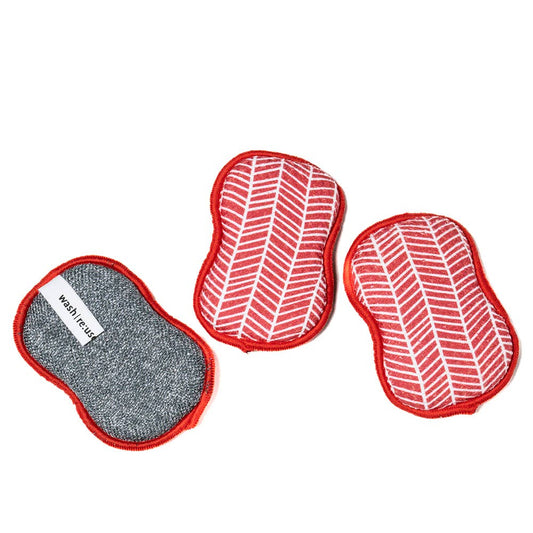 RE:Usable Sponge Set of 3 - Branches in Red