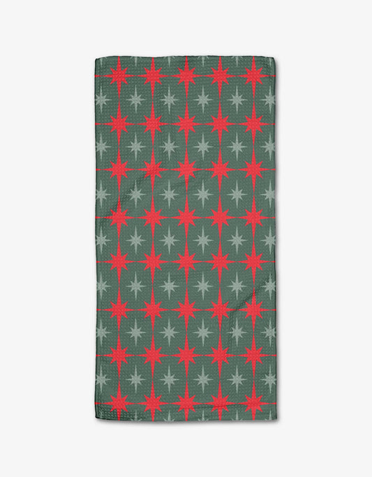 Holiday Stars Bar Towel