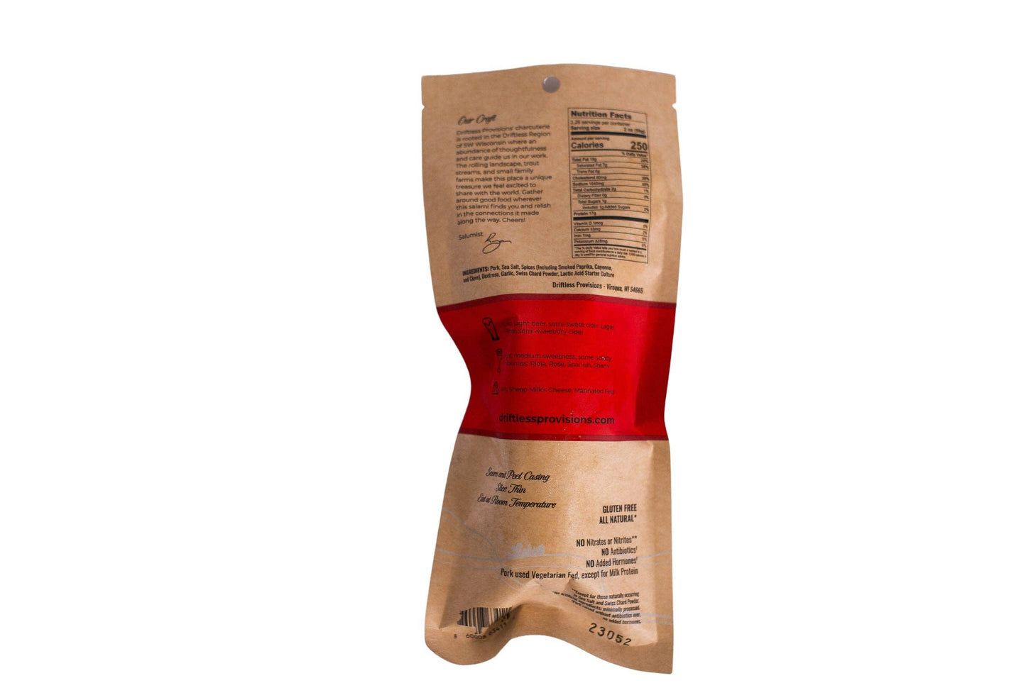 Chorizo Salami - Nitrate Free, 4.5oz
