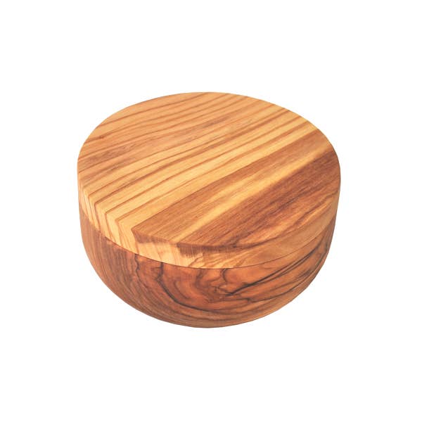 Olive Wood Salt & Pepper Cellar