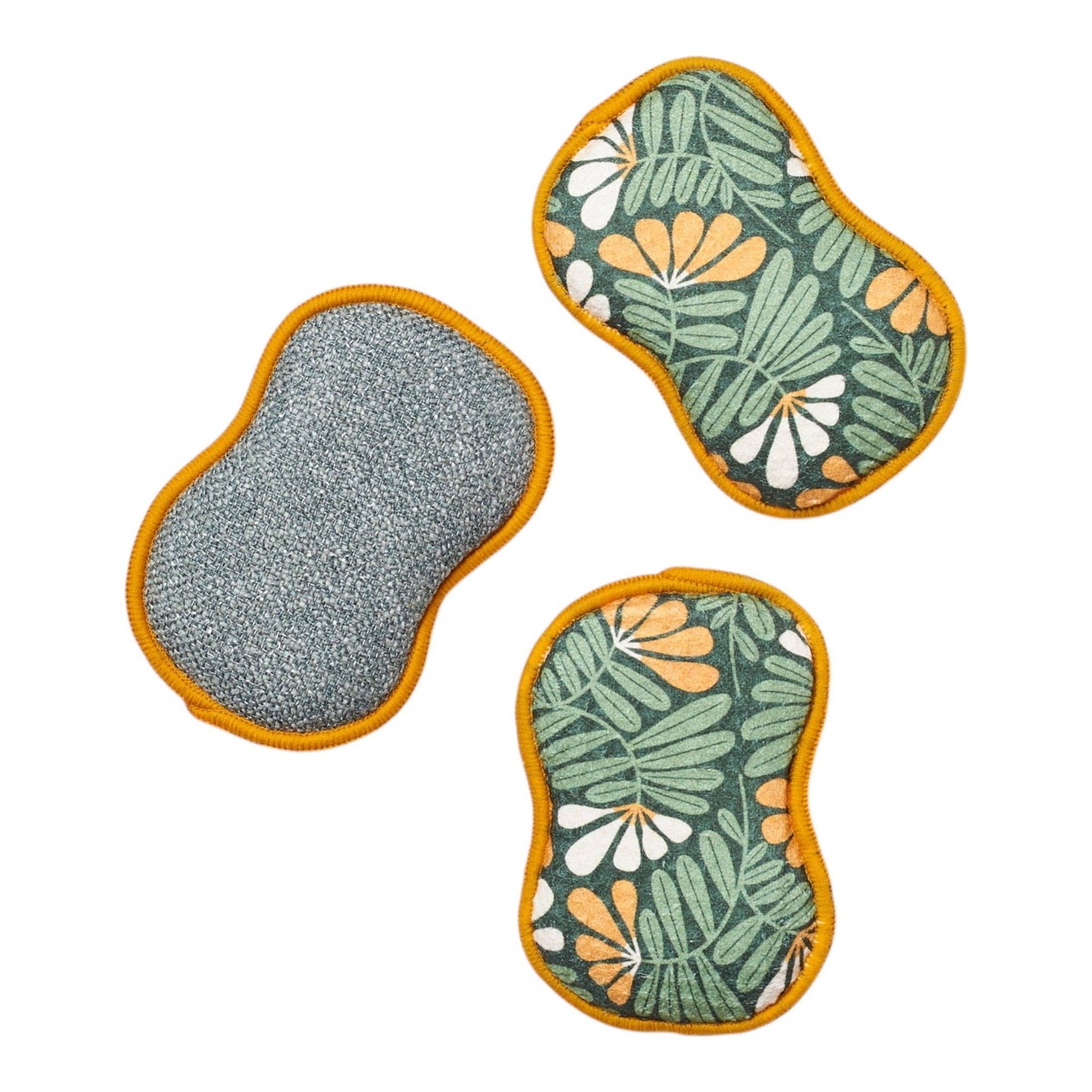 RE:usable Sponges (Set of 3) - RJW Fall Flower