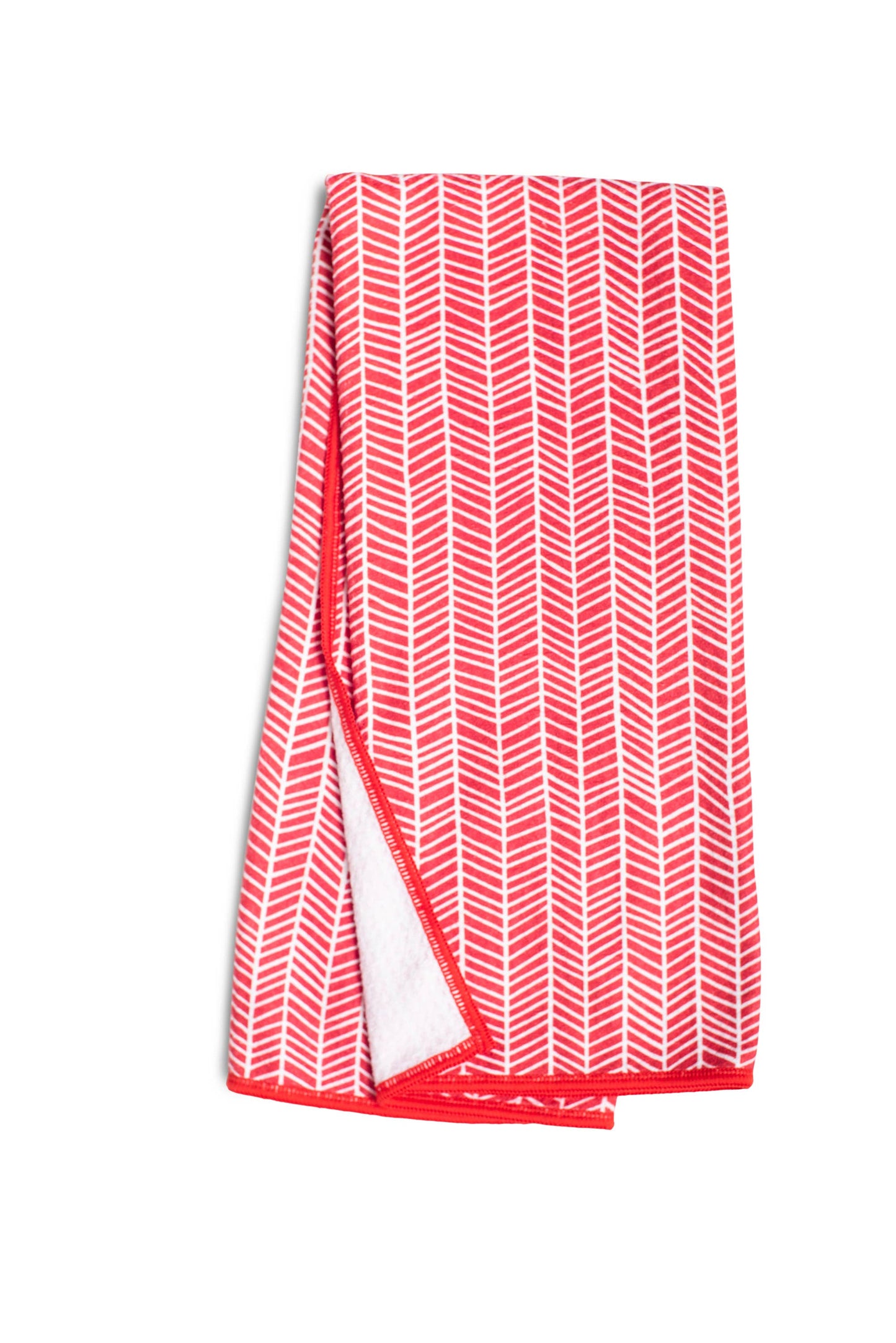 Anywhere Towel - Branches in Red