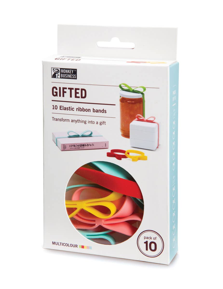 Gift wrapping elastic silicone ribbons | Gifted
