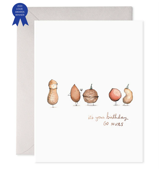 Go Nuts Birthday Card - E. Frances