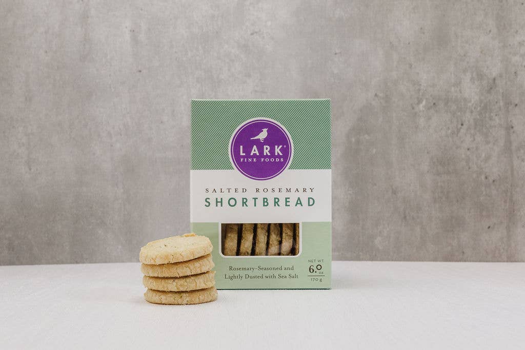 Salted Rosemary Shortbread
