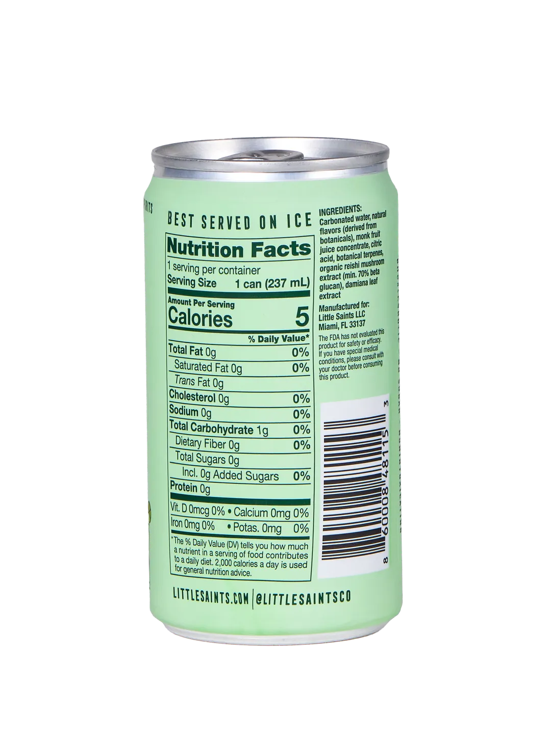 Little Saints Mojito Non-Alcoholic Sparkling Cocktail