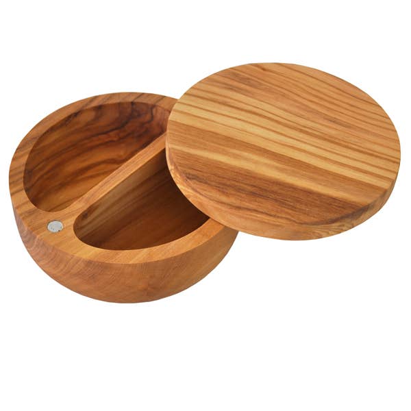 Olive Wood Salt & Pepper Cellar