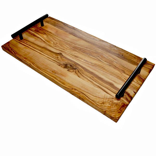 Olive Wood Serving Tray - Smooth Edge. Charcuterie / Cheese