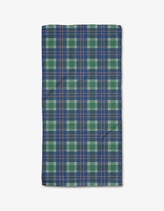 Winter Plaid Bar Towel