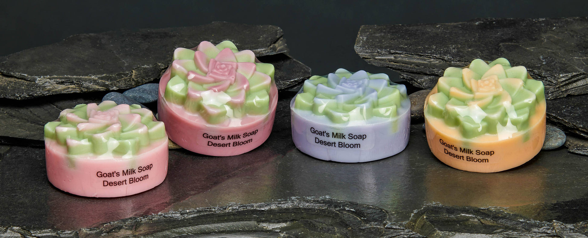 succulent soap Succulent Desert Bloom Scent Handmade All-Natural Bar Soap