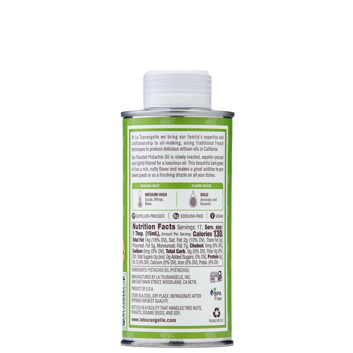 La Tourangelle Roasted Pistachio Oil, 8.45 Fl Oz