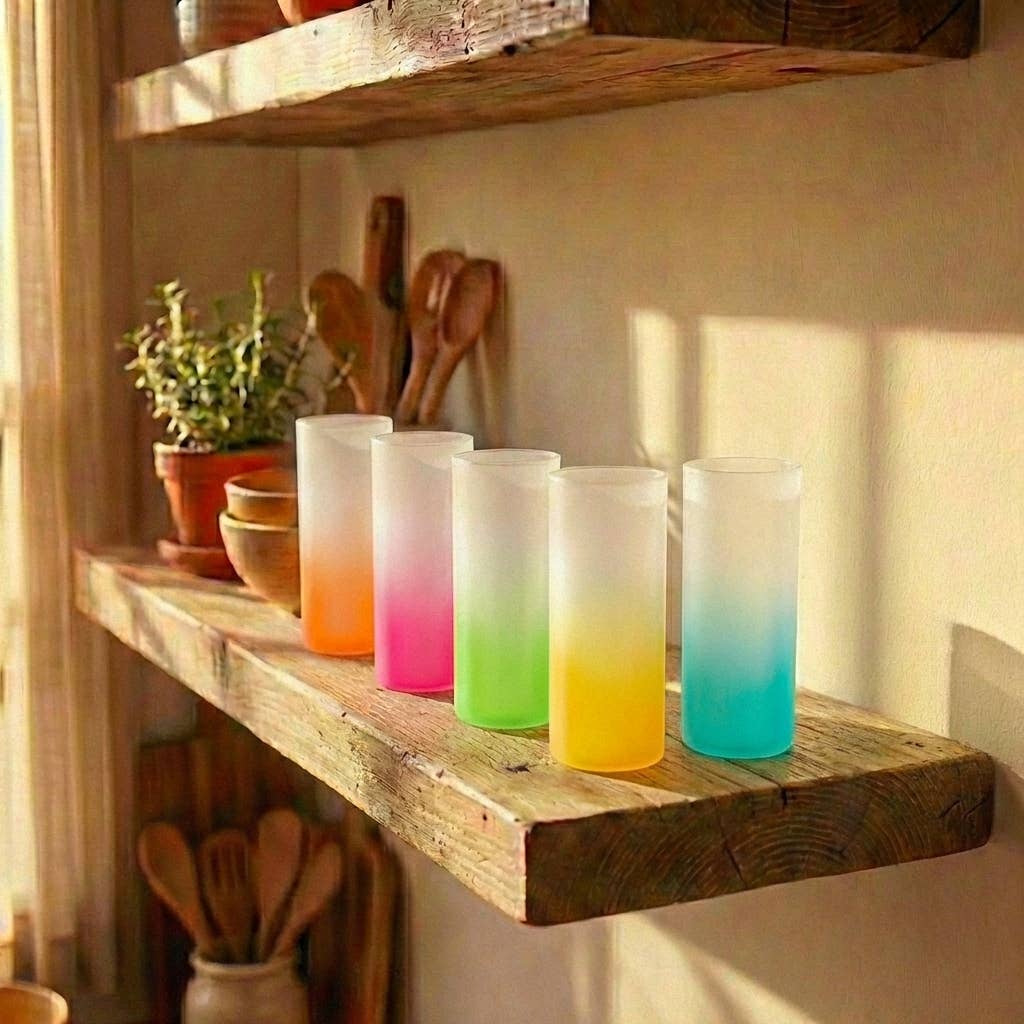 Colored Glass Kitchen Cup | LIMITED STOCK