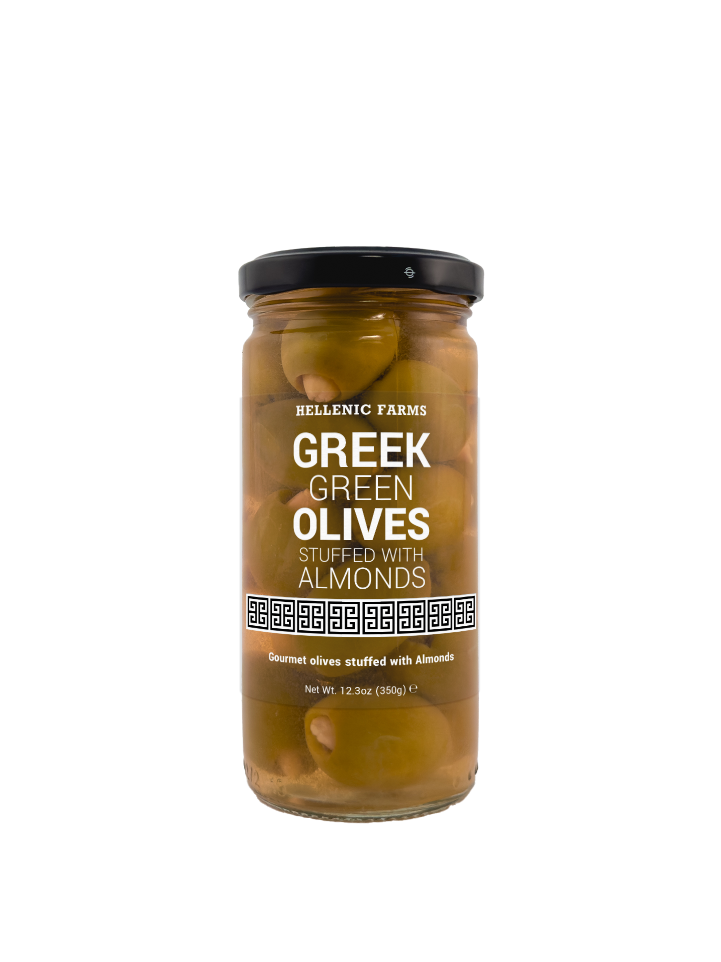 Greek Green Olives Stuffed w/ Almonds