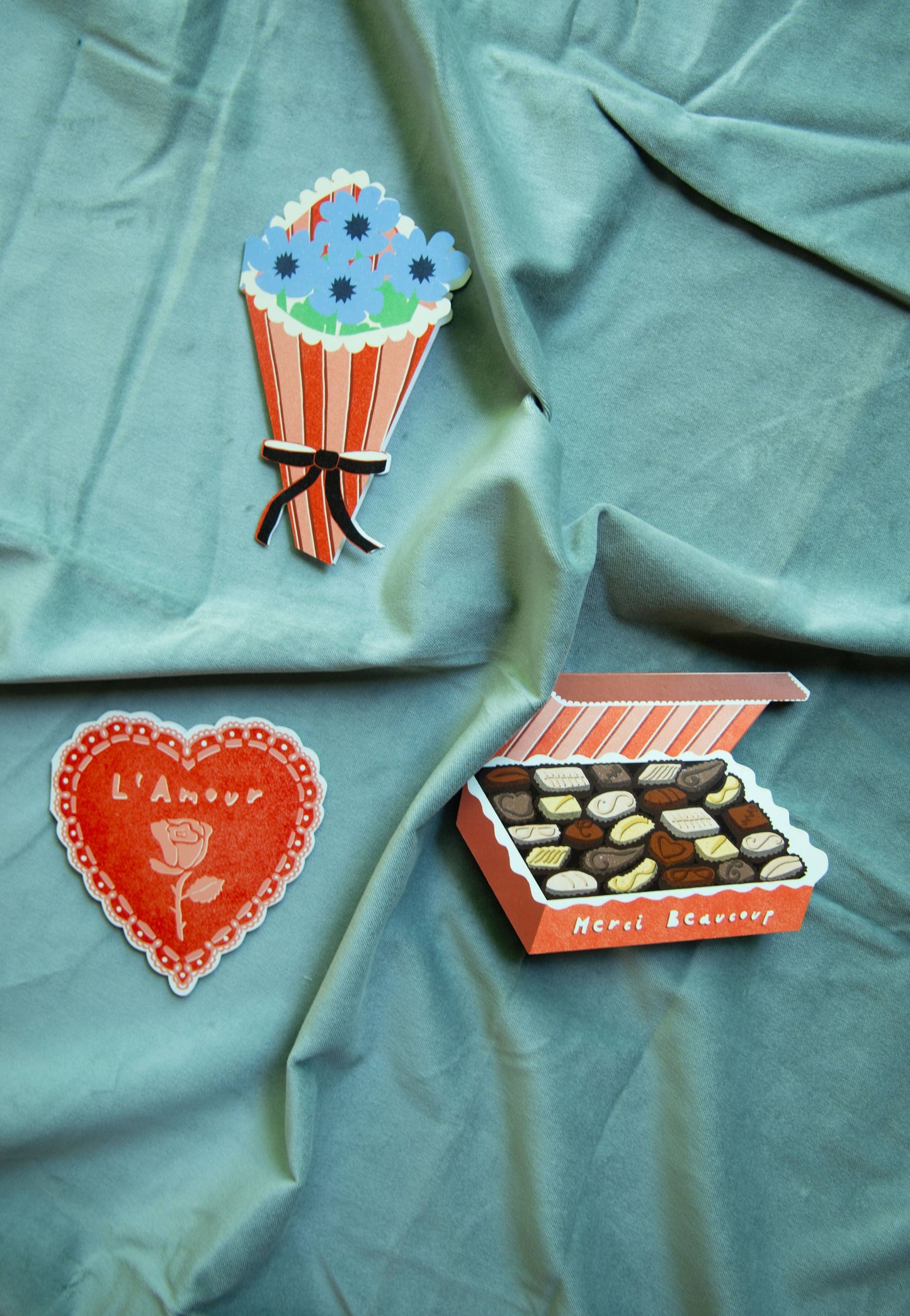 Flower Bouquet Mini Cards - Box of 6