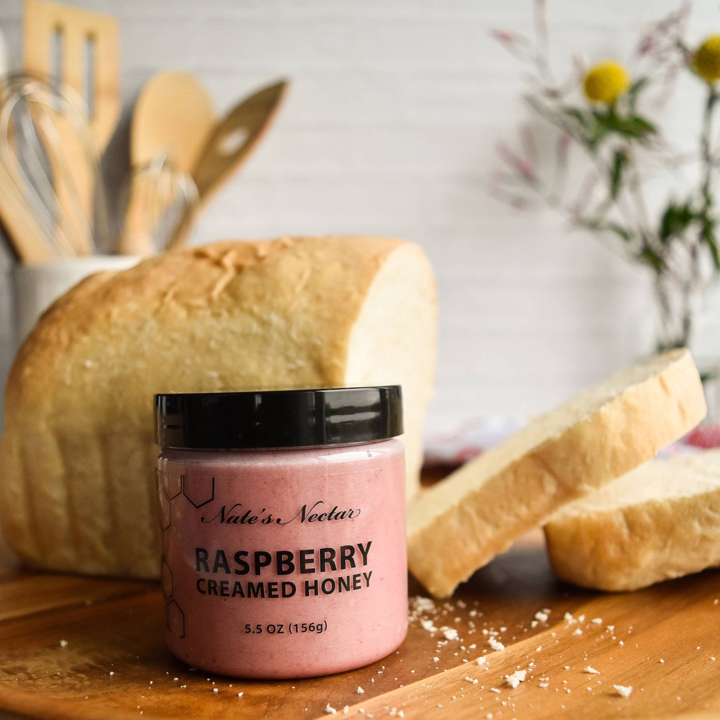 Raspberry Creamed Honey