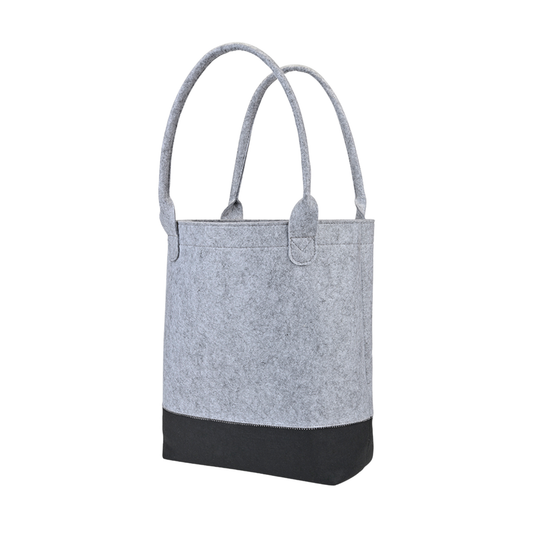 Felt Colorblock Tall Tote—Stylish & Spacious SMALL CASE PACK