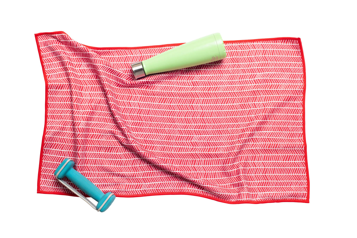 Anywhere Towel - Branches in Red