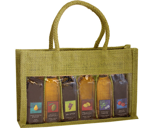 Jute 6-Bottle 60ml Gift Bag