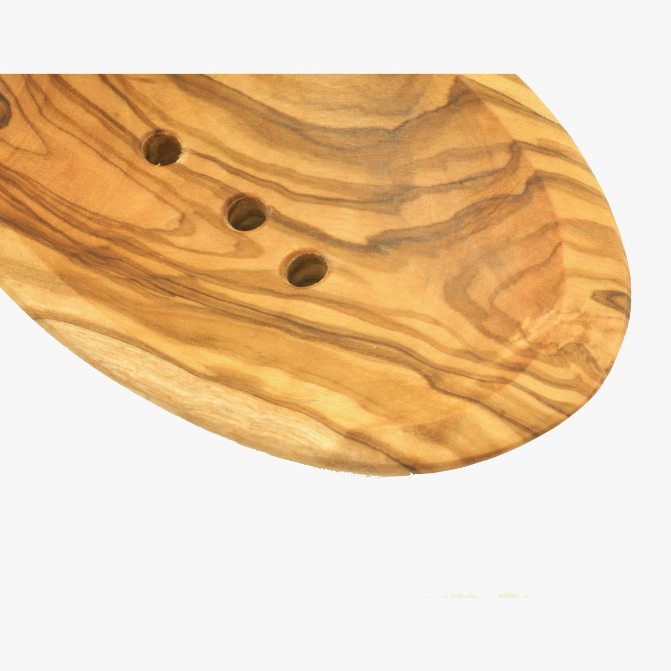 Oval soap dish approx. 12 — 14 cm made of olive wood with groove