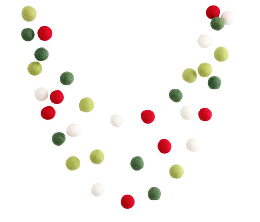 Merry & Bright Christmas Garland: 7 ft.