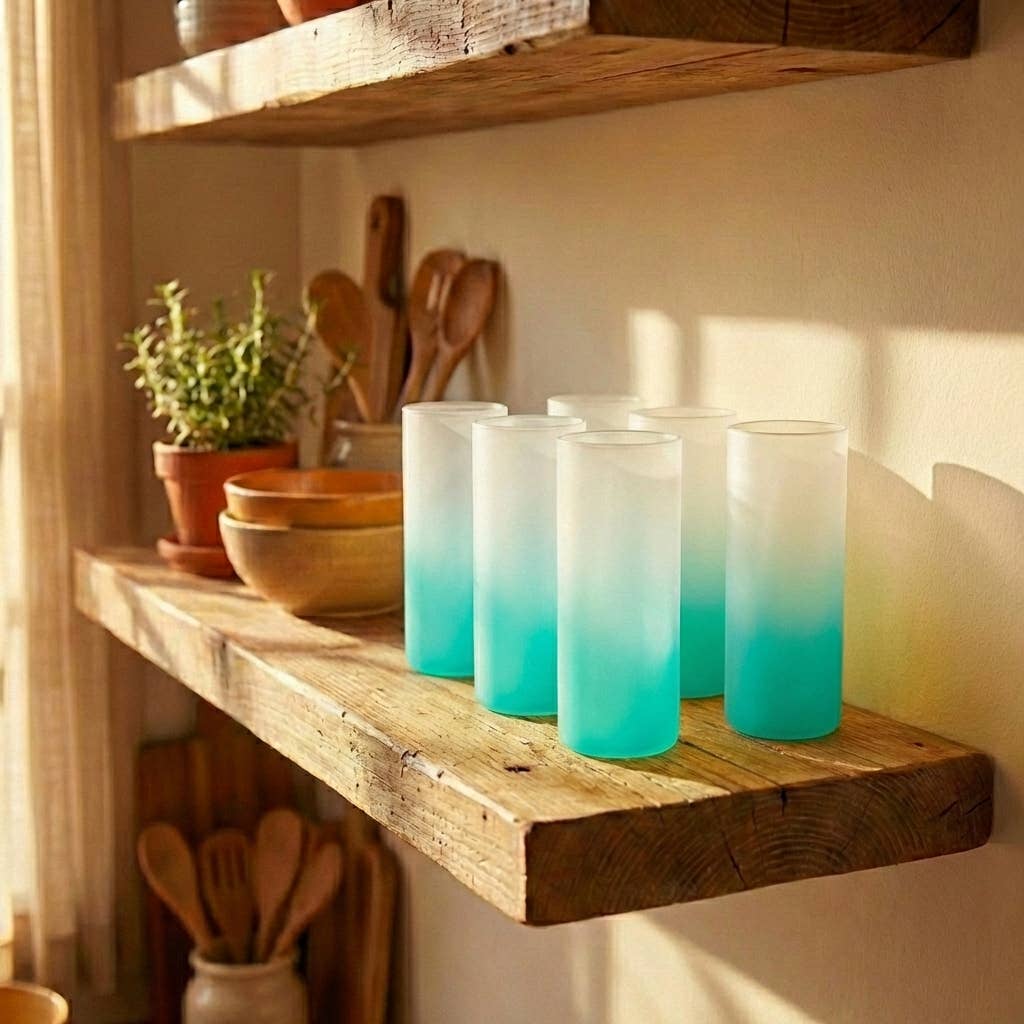 Colored Glass Kitchen Cup | LIMITED STOCK